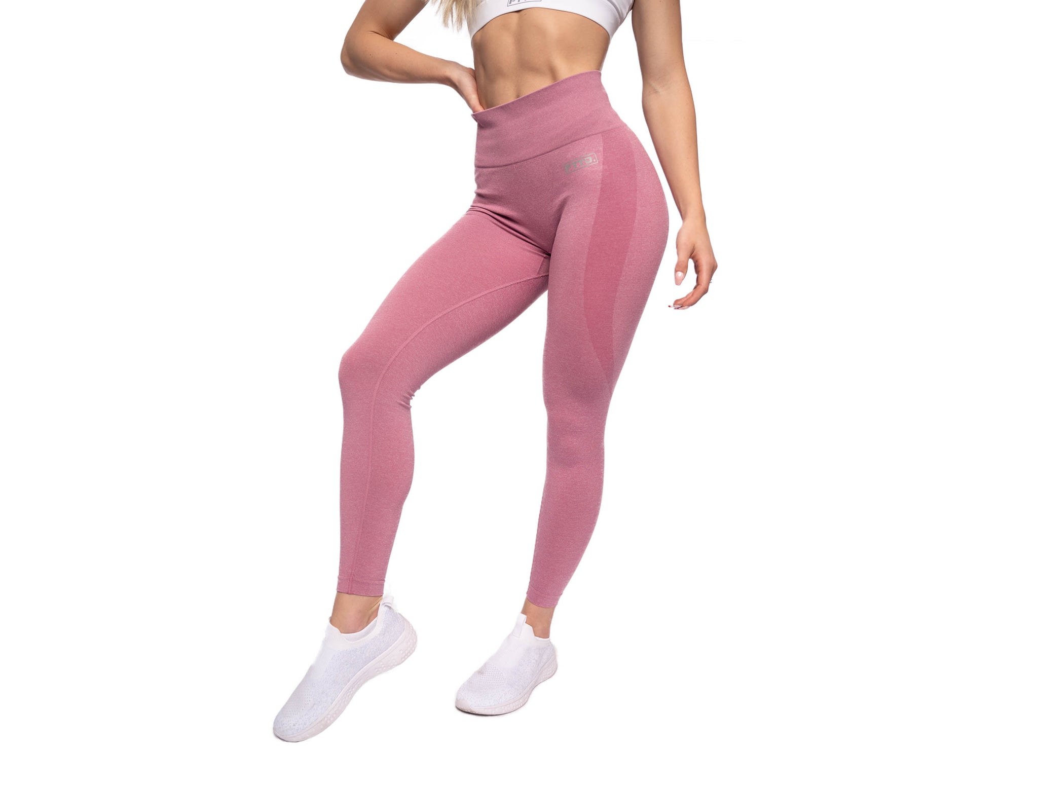 WOMEN'S SEAMLESS LEGGINGS - PINK – Fitted Nation Co.