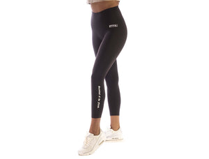 WOMEN'S HIGH-WAISTED TRAINING LEGGINGS - SHADOW BLACK – Fitted Nation Co.