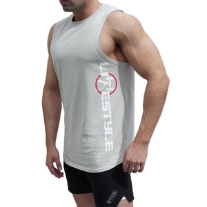 LIFESTYLE MUSCLE TANK - COOL GREY